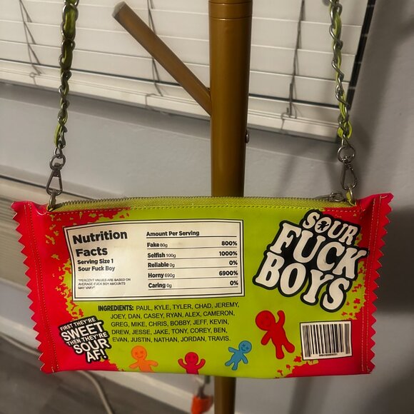 Dolls Kill Current Mood Sour F*** Boys Bag - Picture 3 of 3